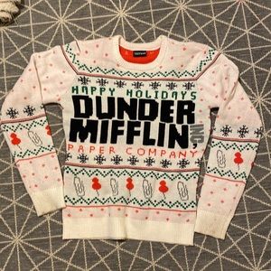 the Office Dunder Mifflin Ugly Christmas Sweater